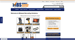 Desktop Screenshot of midwestbarcodingsolutions.com